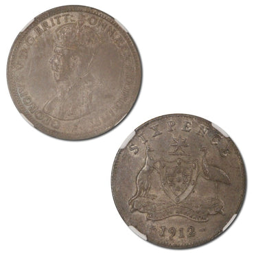 Australia 1912 Sixpence