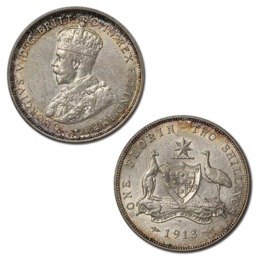 Australia 1913 Florin