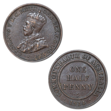 Australia 1914 H Heaton Halfpenny