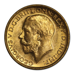 1914 Melbourne Gold Sovereign Lustrous UNC