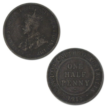Australia 1914 H Heaton Halfpenny