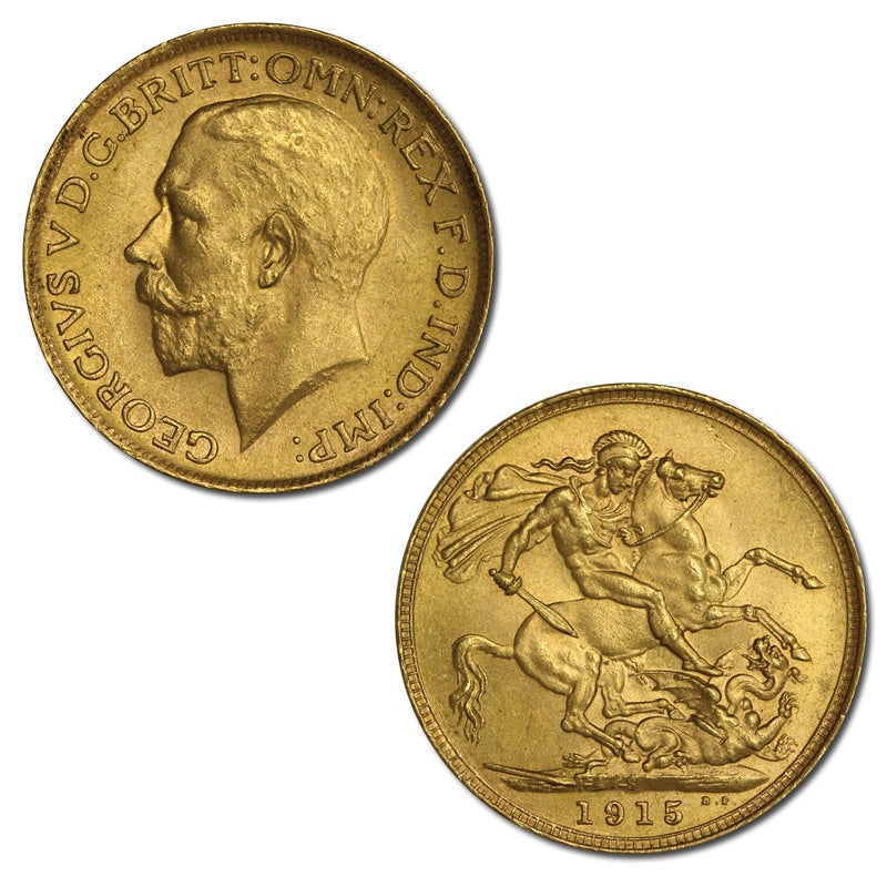 1915 Sydney Gold Sovereign Lustrous UNC
