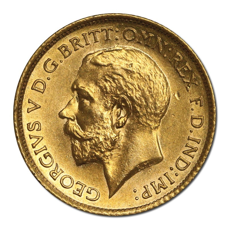 1915 Sydney Gold Half Sovereign Lustrous UNC
