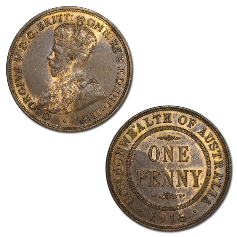 Australia 1916 I Calcutta Penny