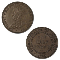 Australia 1918 I Calcutta Halfpenny