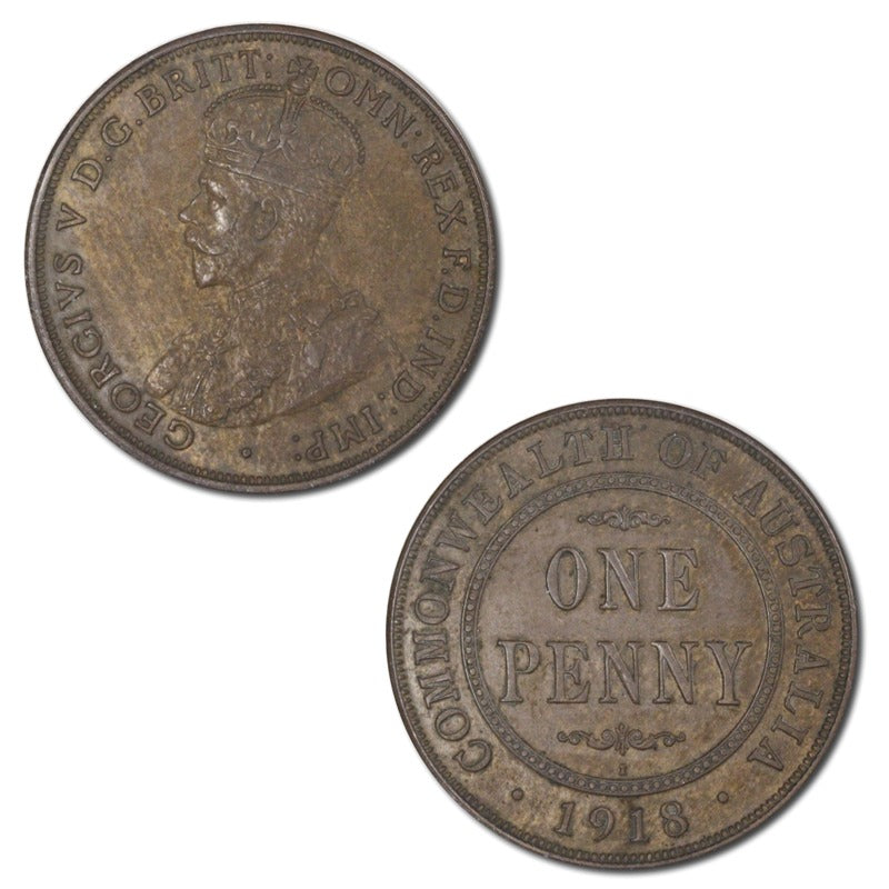 Australia 1918I Penny EF+