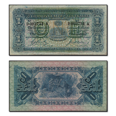 (1918) One Pound Cerutty/Collins R.21
