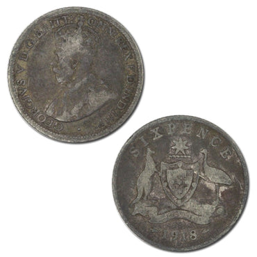Australia 1918 Sixpence