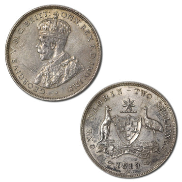 Australia 1919 Florin