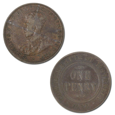 Australia 1920 Plain (London Obverse) Penny
