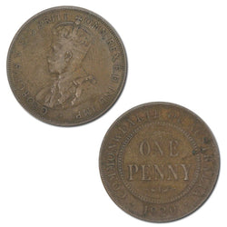 Australia 1920 Plain (Indian Obverse) Penny