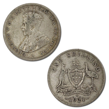 Australia 1921 S Shilling VG