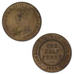 Australia 1922 Sydney Halfpenny
