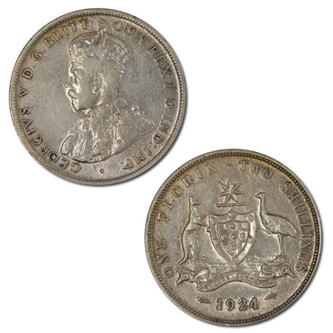 Australia 1924 Florin