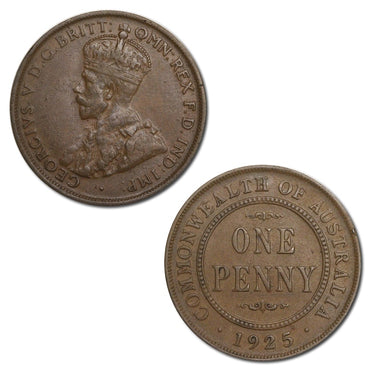 Australia 1925 Penny - Key Date