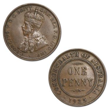 Australia 1925 Penny - Key Date