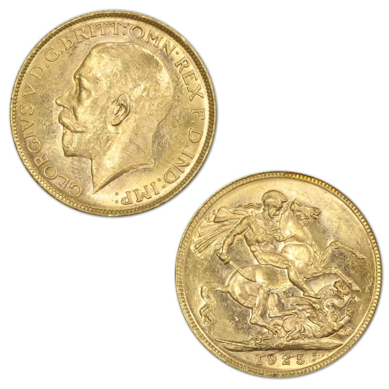 1925 Melbourne Gold Sovereign Lustrous UNC