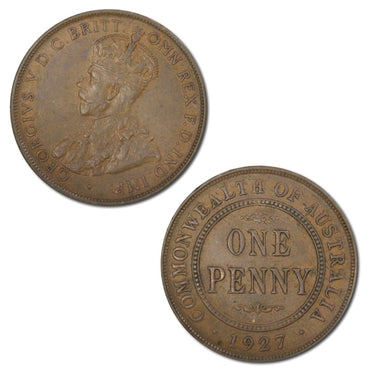 Australia 1927 Melbourne (London Obverse) Penny