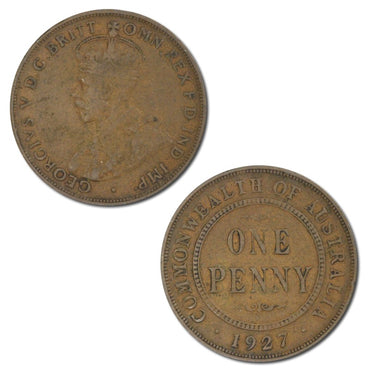 Australia 1927 Melbourne (Indian Obverse Die) Penny