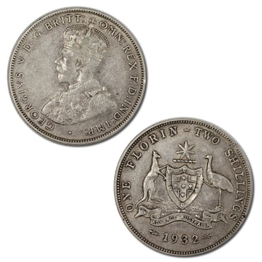 Australia 1932 Florin nVF/VF