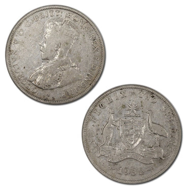 Australia 1932 Melbourne Florin Key Date!
