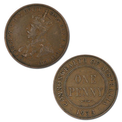 Australia 1933/2 Overdate Melbourne Penny
