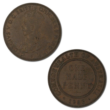 Australia 1933 Halfpenny nEF/EF