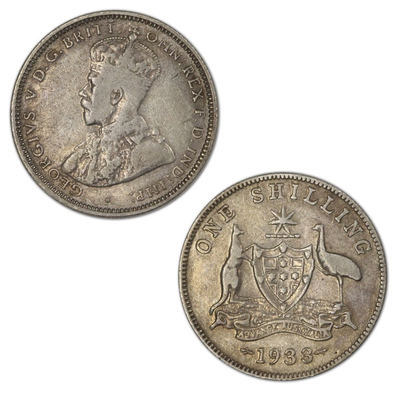 Australia 1933 Shilling VG/Fine