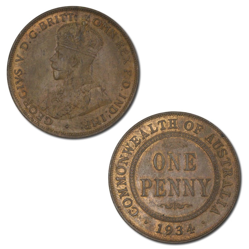Australia 1934 Melbourne Penny