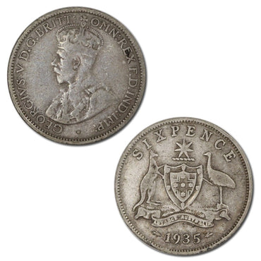 Australia 1935 Sixpence