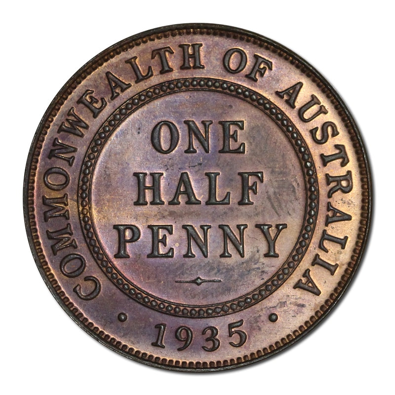 Australia 1935 Halfpenny & Penny nFDC Pair