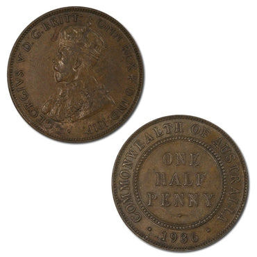 Australia 1936 Halfpenny