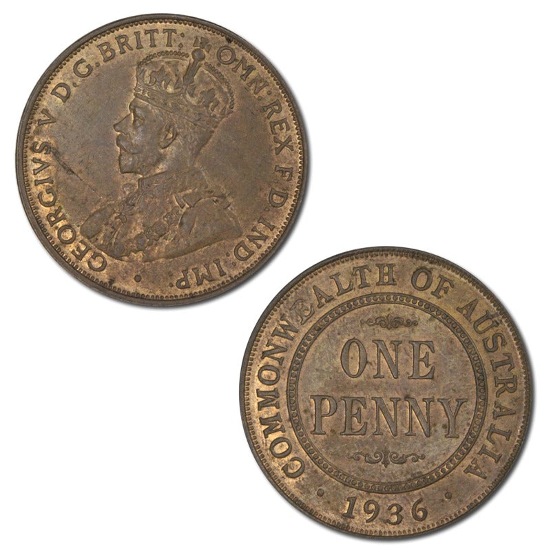 Australia 1936 Melbourne Penny
