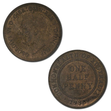 Australia 1938 Halfpenny
