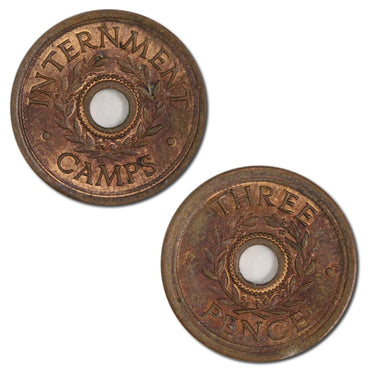 Australia (1939-45) Internment Camps Threepence