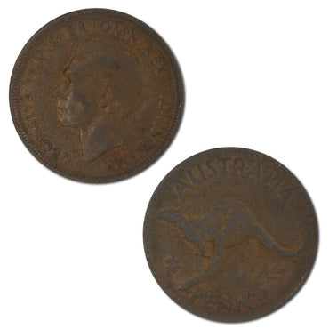 Australia 1941Y Penny High Dot Variety