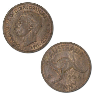 Australia 1941 K.G Perth Penny