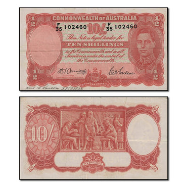 (1942) Armitage/McFarlane Ten Shillings R.13