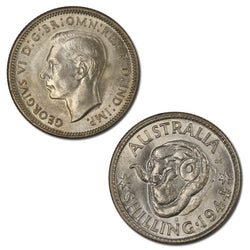 Australia 1944S Silver Shilling