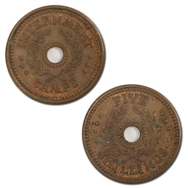 Australia (1939-1945) Internment Camps 5 Shillings
