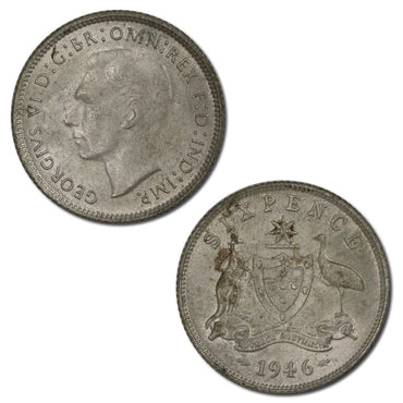 Australia 1946 Sixpence
