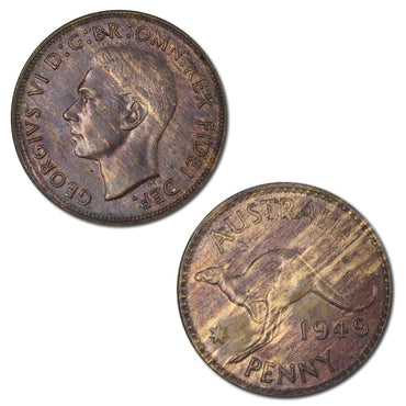 Australia 1949 Penny UNC