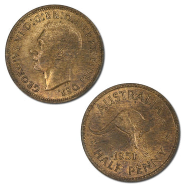 Australia 1951 PL Halfpenny