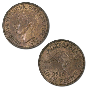 Australia 1951 PL Halfpenny