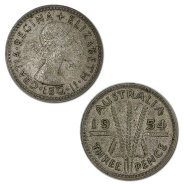 Australia 1954 Threepence