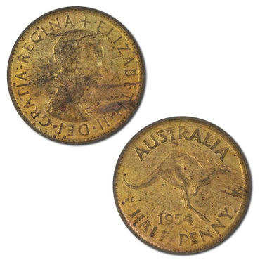 Australia 1954Y. Perth Mint Halfpenny