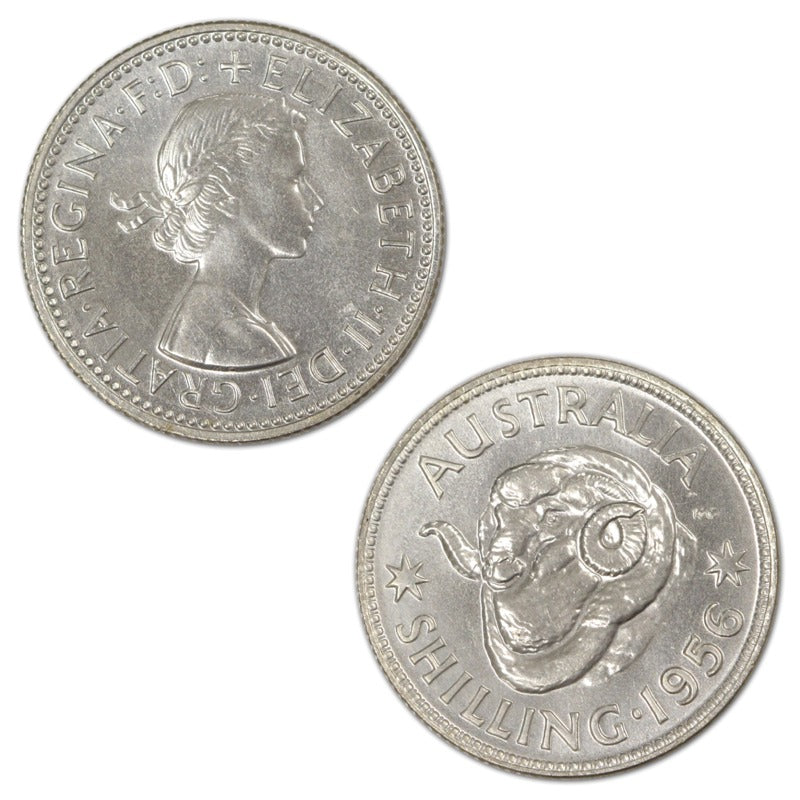 Australia 1956 Melbourne Mint Proof Shilling