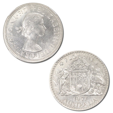 Australia 1957 Melbourne Florin Proof