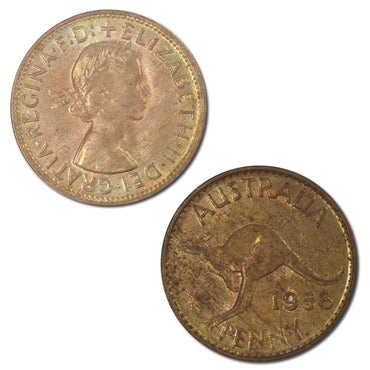Australia 1958 Y. Perth Penny