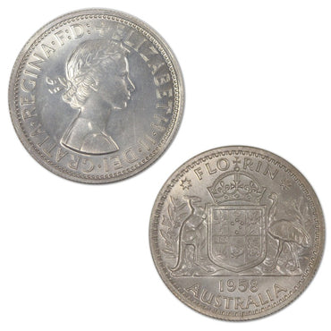 Australia 1958 Melbourne Florin Proof